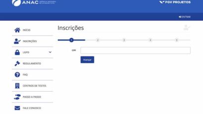 Como se inscrever na prova teórica da ANAC PP ?